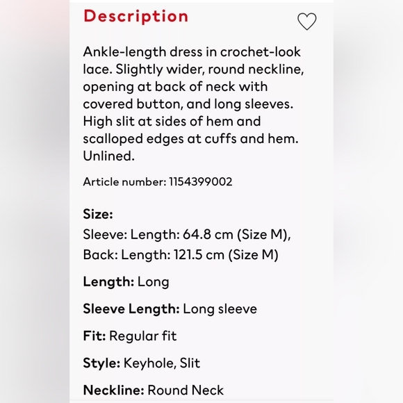 NWT-Holiday LACE H&M Bodycon Crochet Maxi Party Dress Sexy Sheer - Picture 3 of 10